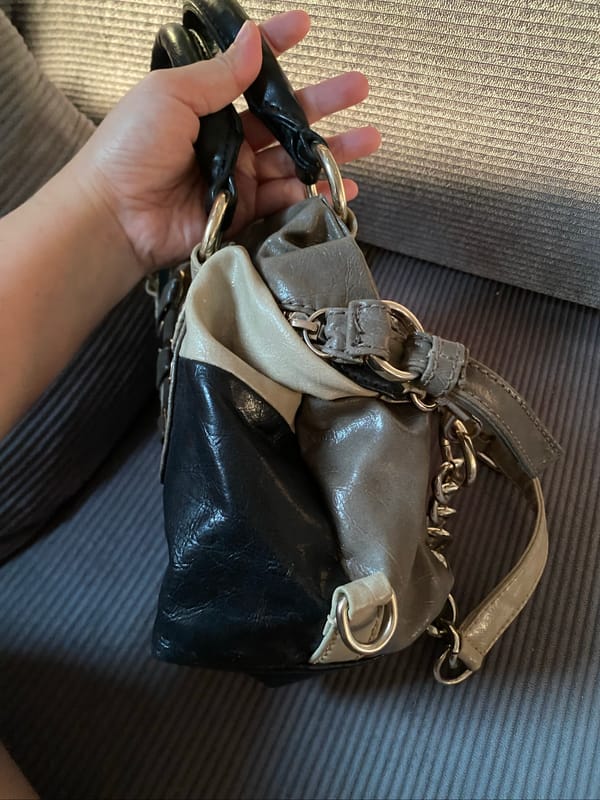guess y2k style vintage bags patchwork original, foto 3