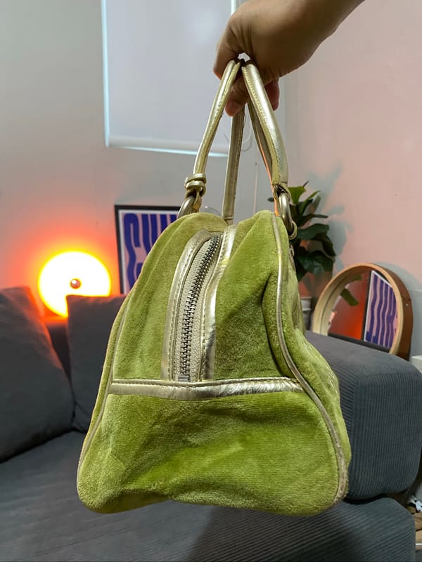 juicy couture original handbag green original, foto 5