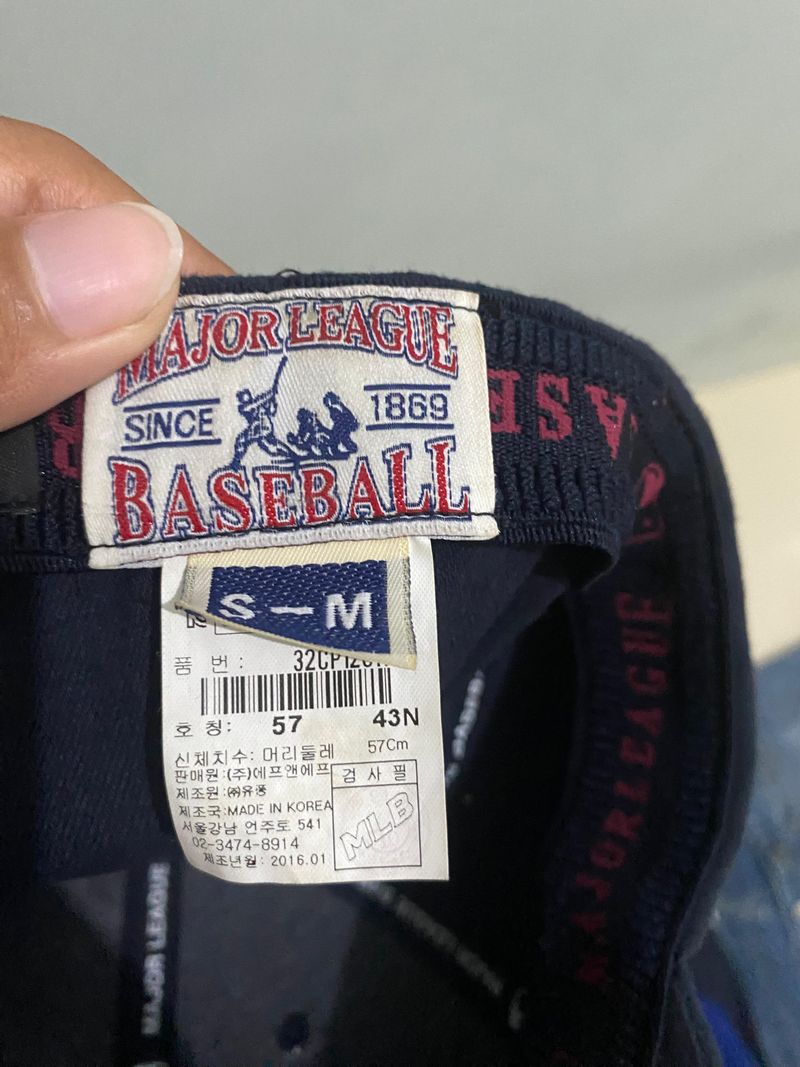 MLB Vintage Hat Pria navy, foto 4