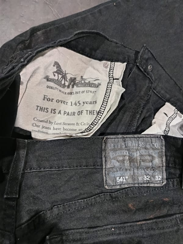 Levi's 541 black jeans size 32x32, foto 5