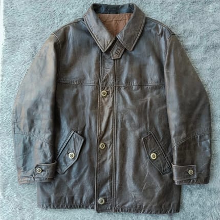 Vera Pelle Italy Vintage Leather Jacket