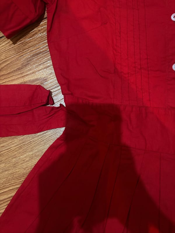 dress merah maroon, foto 3