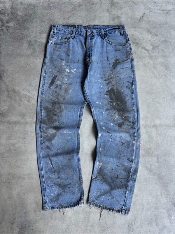 vintage 00's levi's 505 size 36 regular straight leg, foto 4