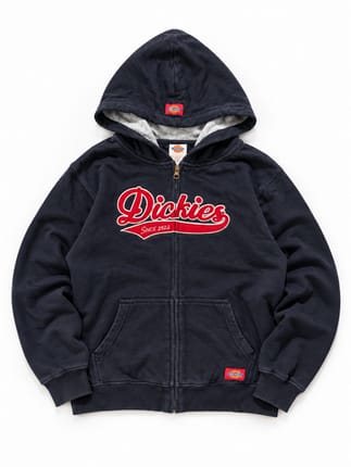Dickies Embroidery towel ziper hoodie