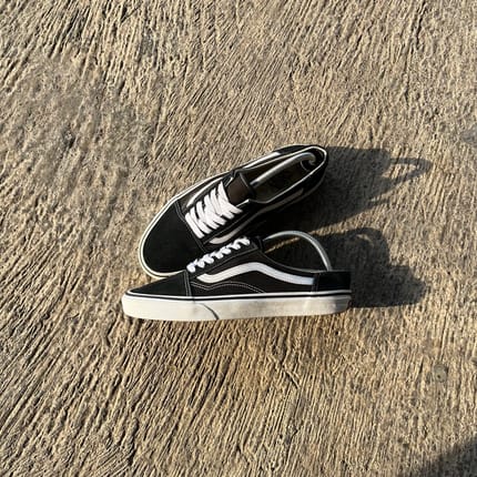 Vans Old Skool Mule Classic Black White