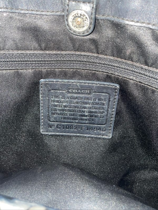 coach vintage bag auth L, foto 4
