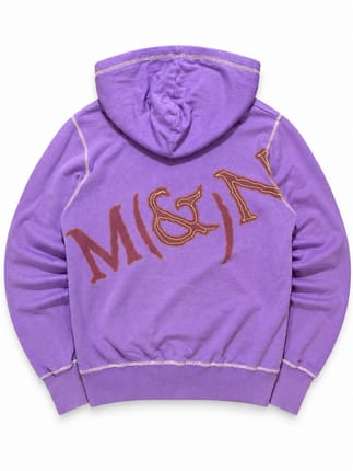 Murphy & Nye Made in Portugal washed vintage grunge hoodie
