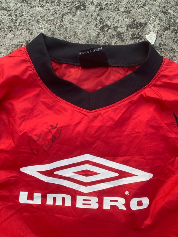 Vintage Umbro Logo Center Long Slevee, foto 3