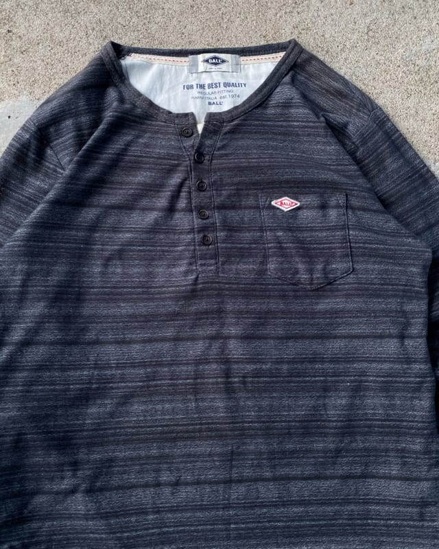 BALL STRIPE HENLEY LONGSLEEVE, foto 4