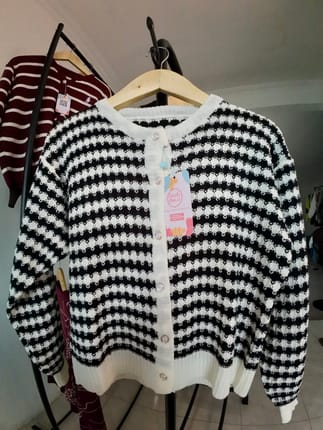 Knit motif mutiara