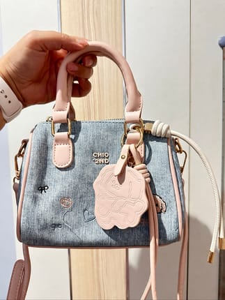 Denim Pink Chio’2nd Bag