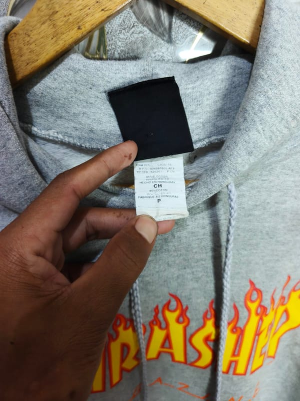 Hoodie thrasher magazine flame logo, foto 6