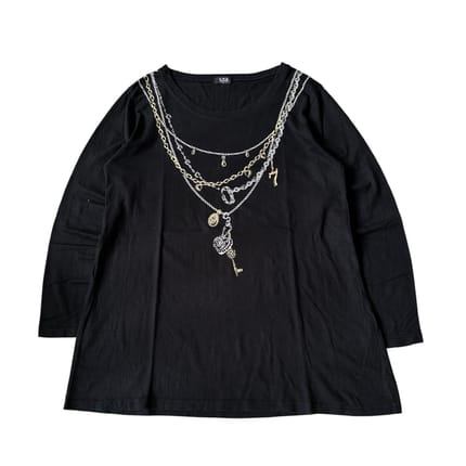 Cpa y2k poem necklace longsleeve  uk L