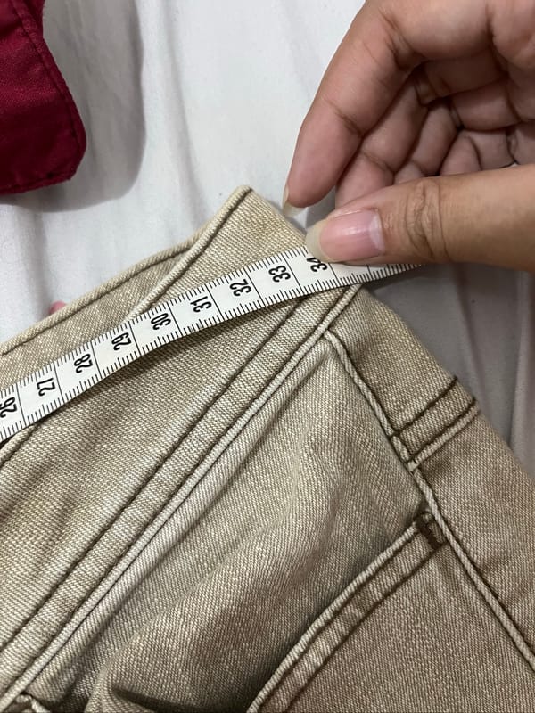 Cream bootcut jeans, foto 2