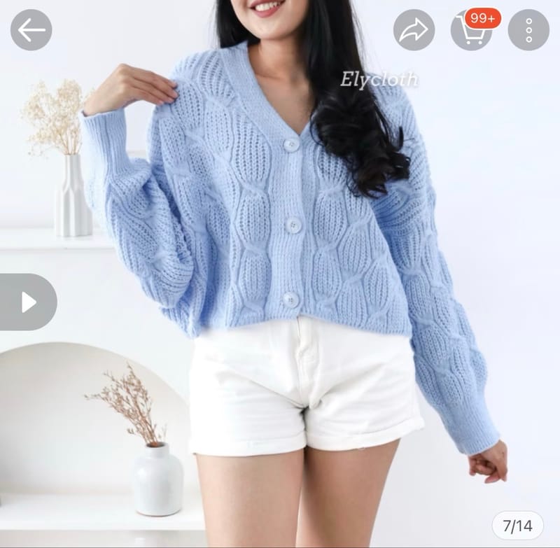 Cardigan serba 75k bisa cod, foto 3