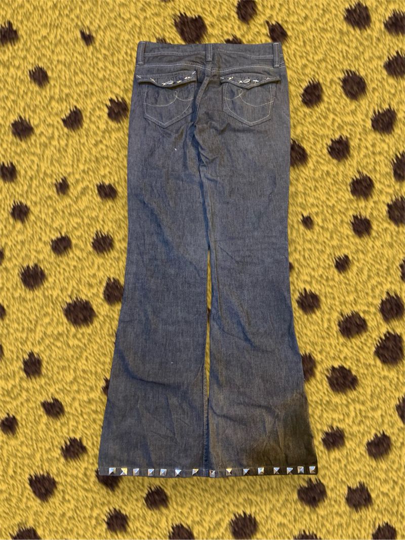 Vintage Reworked Jeans Pria black gray, foto 3