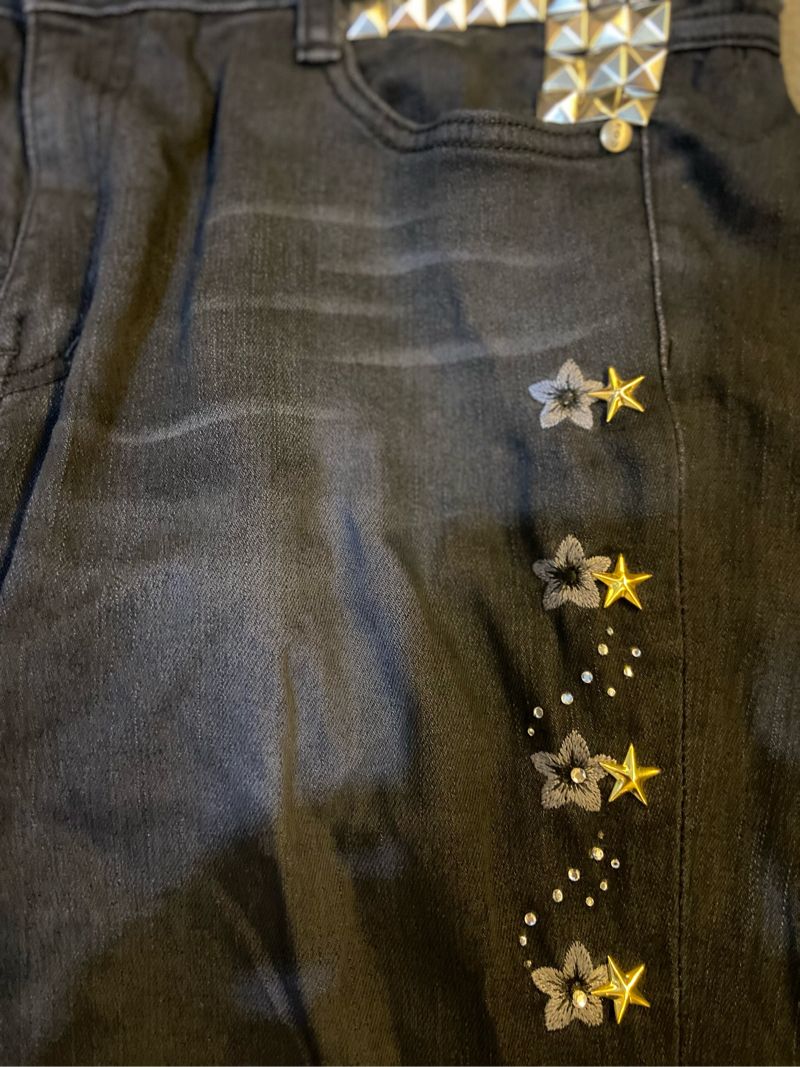 Vintage Reworked Jeans Pria black, foto 5