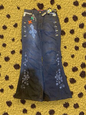Vintage Reworked Jeans Pria black
