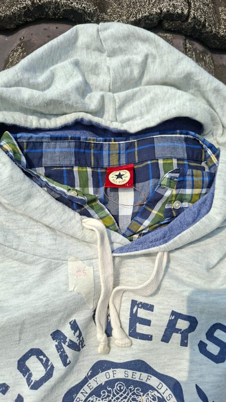 hodie converse kerah kameja, foto 3
