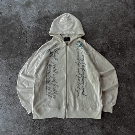 💀Vtg Y2k Collins zipper hoodie💀