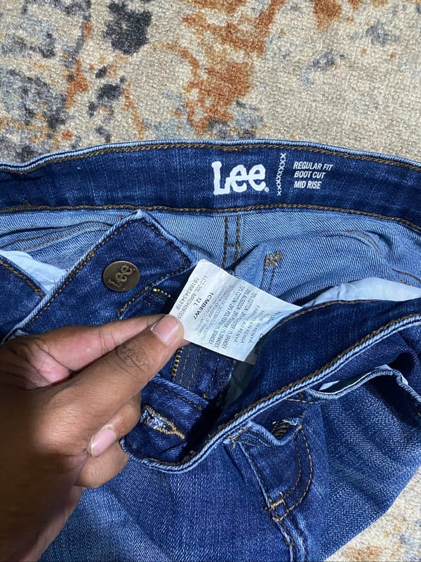 CELANA JEANS VINTAGE BOTCUT Y2K LEE, foto 4