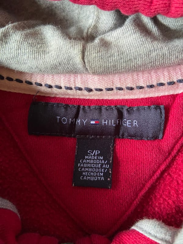 HOODIE TOMMY HILFIGER RED, foto 3