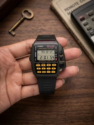 Jam Tangan Vintage Casio CMD-40 Wrist Remote Controller