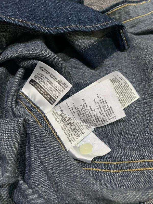 Kemeja levis denim, foto 4