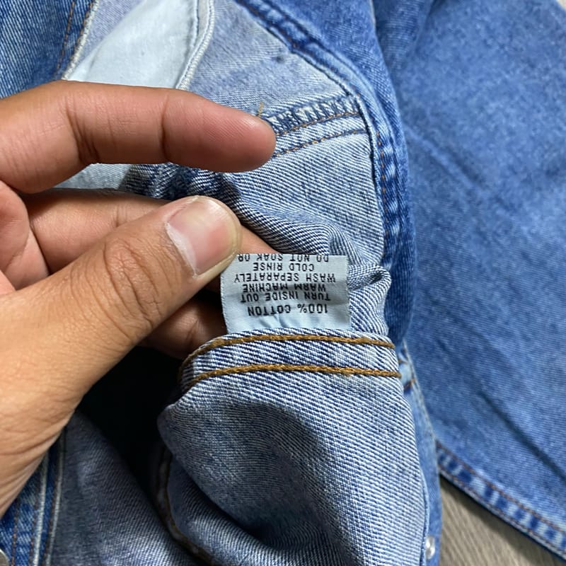 Trucker Jacket Denim Jag, foto 8