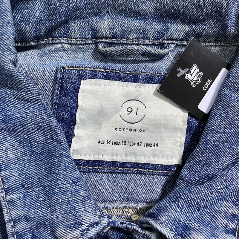 Trucker Jacket Denim Cotton On, foto 7
