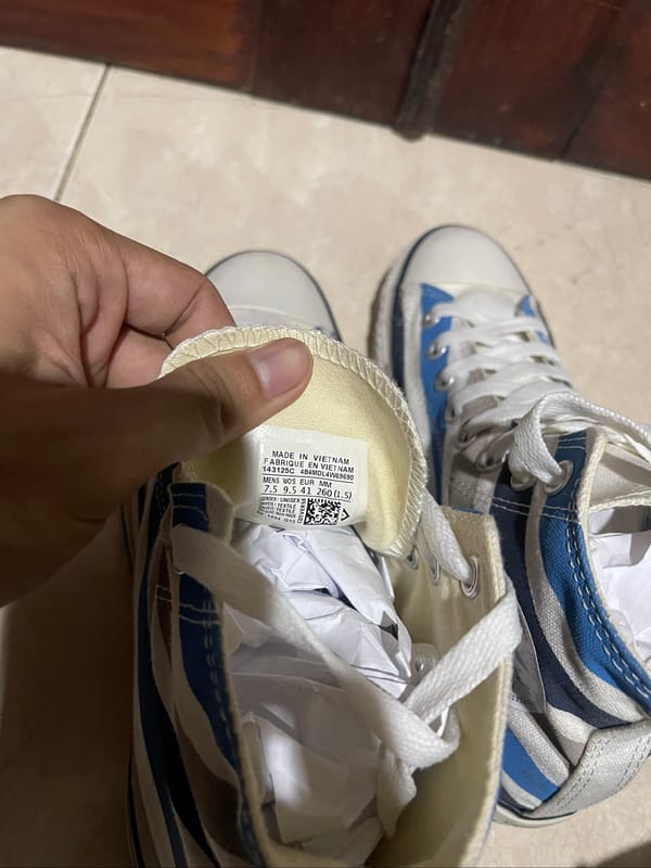 Converse All Star S-Border High “Blue White”, foto 4