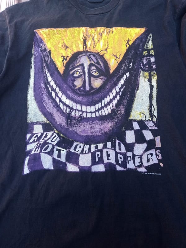 Vintage T.Shirt Red Hot Chill Papers 90s, foto 2