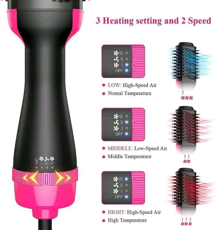 hairdryer one step brush end styler, foto 4