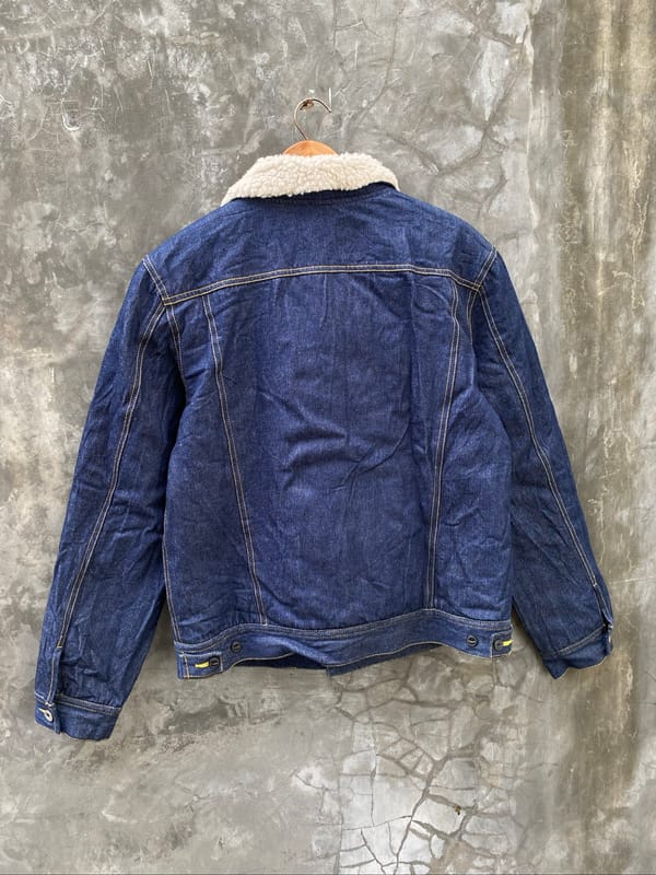 Billvan Japan Workwear-Sherpa Lined Denim Jacket, foto 3