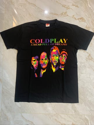 Coldplay World Tour Band Tees
