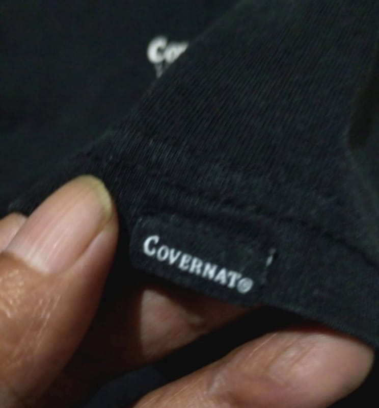 Covernat Authentic "The Multitude" Logo Tee Black washing, foto 8