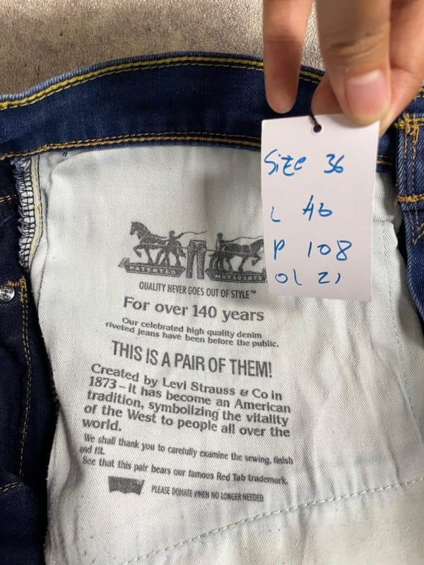 CELANA JEANS LEVI'S 513, foto 6