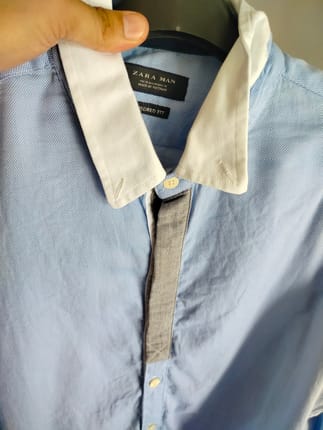 kemeja pria SIZE L branded zaraman Tailor fit