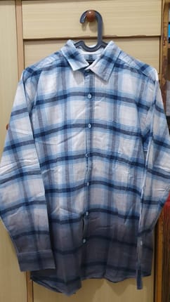 RUCAS BLUE GRADIENT FLANNEL SHIRT