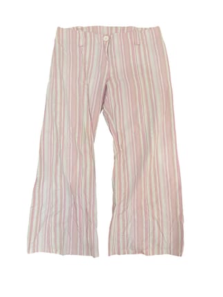 Celana salur pink