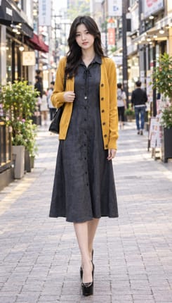 (07) Dress Korea 2 pieces (New Collection)