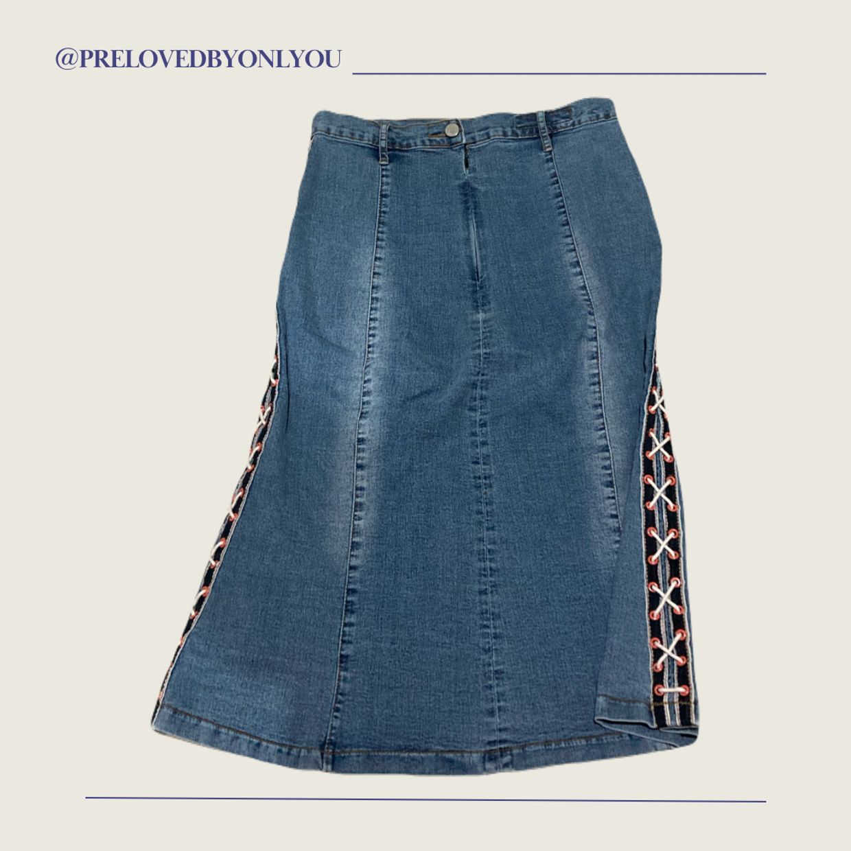 Vintage Y2K Skirt Wanita multicolor