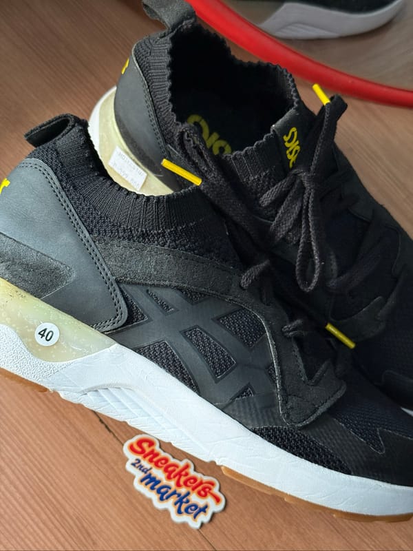 Asics Gel Lyte V.1 Black White Yellow, foto 2