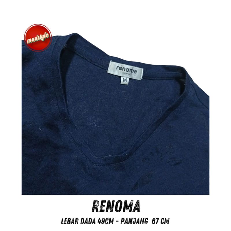 Kaos Lengan Pendek Basic Tee | Renoma T-shirts, foto 2