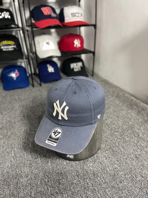 Topi NY 47 Grey Setelan Authentic Cap, foto 2