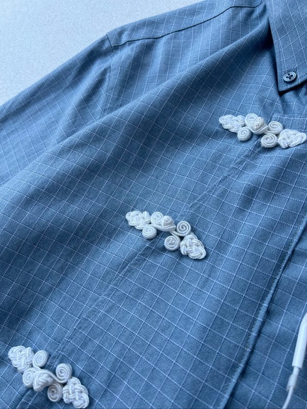 Kemeja Boxy Cheongsam, foto 4