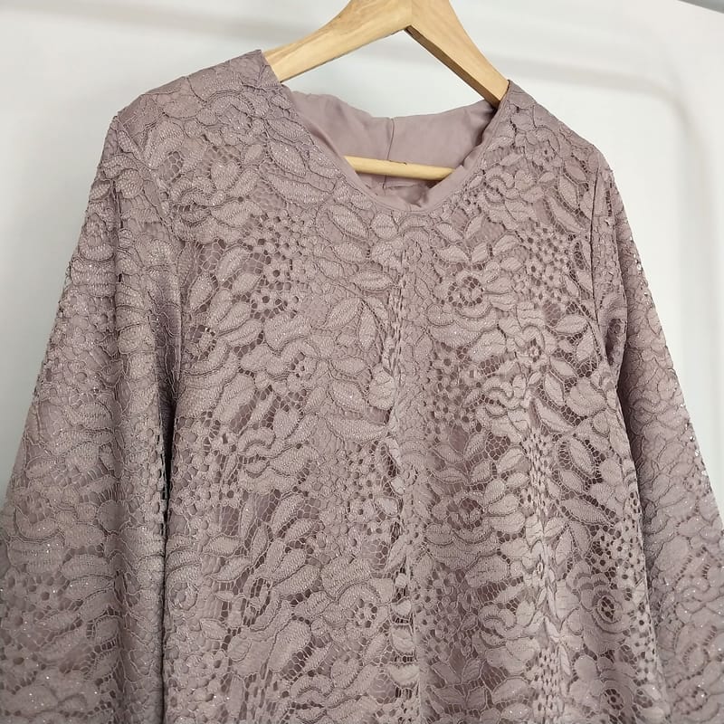 Kebaya Ungu Glitter Lillac, foto 4