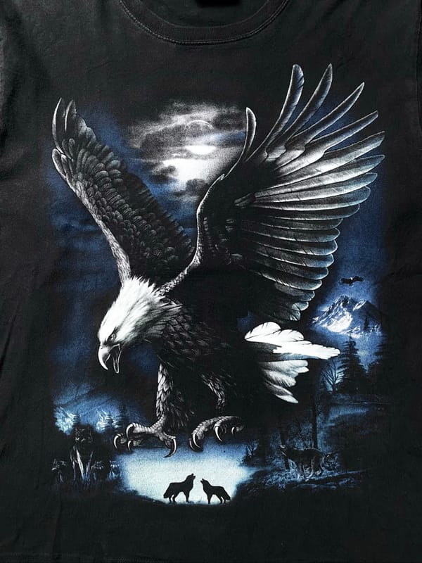 ROCK CHANG FLYING EAGLE SPELLOUT L/S TSHIRT, foto 5