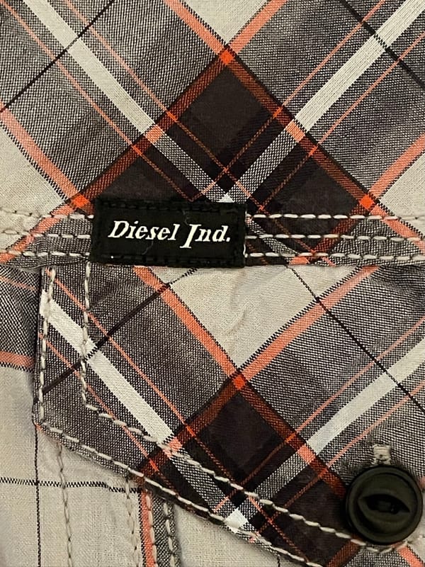 Kemeja Flannel Diesel Industry, foto 4