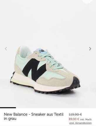 New Balance 327 sneakers in the Sea Salt Black😝